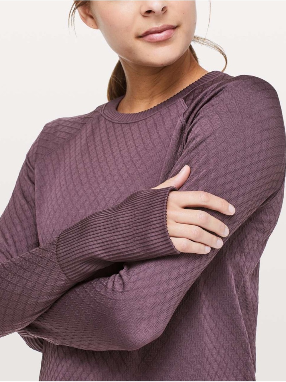 Lululemon Rest Less Pullover in Artic Plum Women’s Size 6